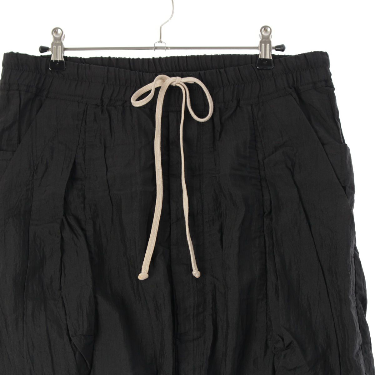 リックオウエンス 11SS 3D BIG SIDE POCKETS ナイロン シルク サルエル