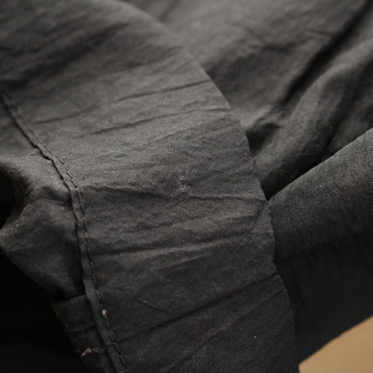 リックオウエンス 11SS 3D BIG SIDE POCKETS ナイロン シルク サルエル