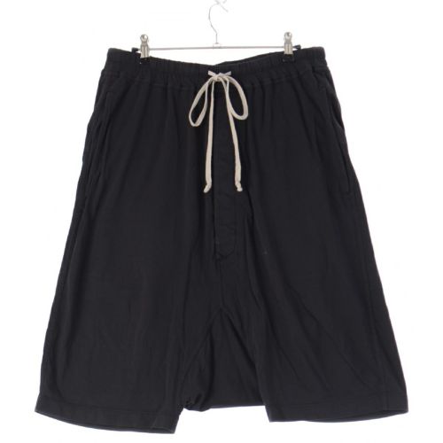 リックオウエンス ダークシャドウ Rick Owens DRKSHDW 20SS SOMBRA OSCURA コットン サルエル ショートパンツ ブラック S