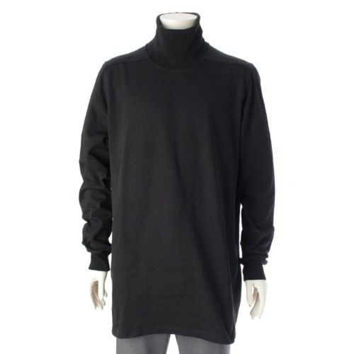 リックオウエンス 20FW SURF T サーフタートルネック ロング丈 長袖 カットソー トップス RU20F3286 ブラック L