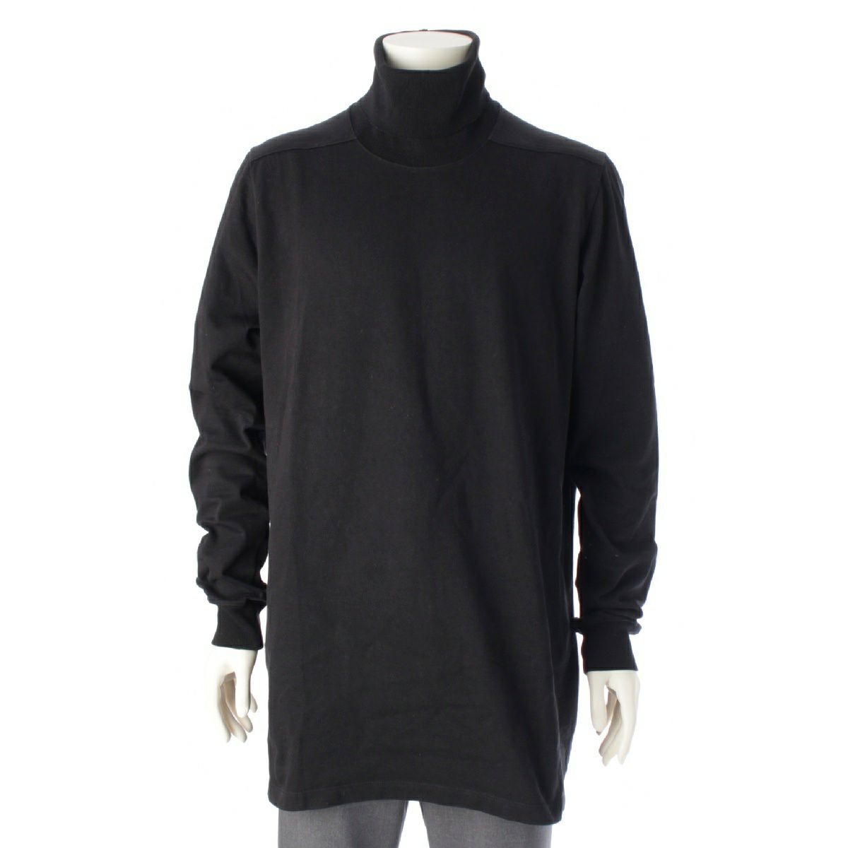 リックオウエンス 20FW SURF T サーフタートルネック ロング丈 長袖 カットソー トップス RU20F3286 ブラック L