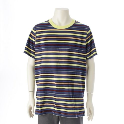 マルニ 23AW コットン ボーダー クルーネック パック 半袖Ｔシャツ トップス カットソー マルチカラー 52