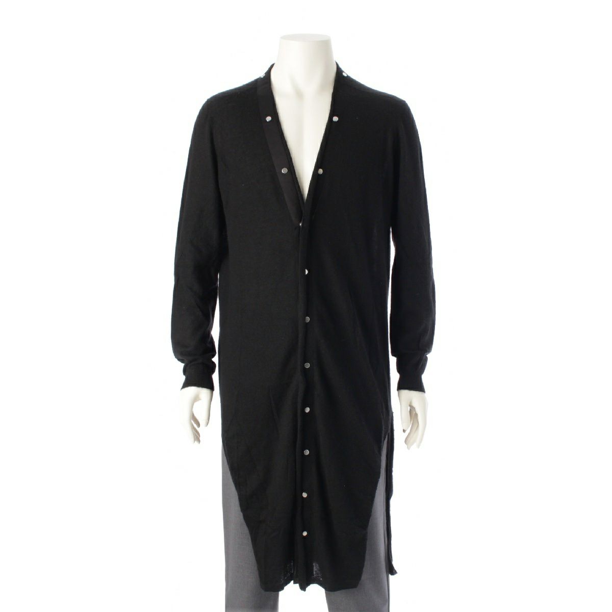 リックオウエンス　ロング丈ニットカーディガン rick owens ニット ロングカーディガン RICK OWENS MEDIUM KNIT WRAP