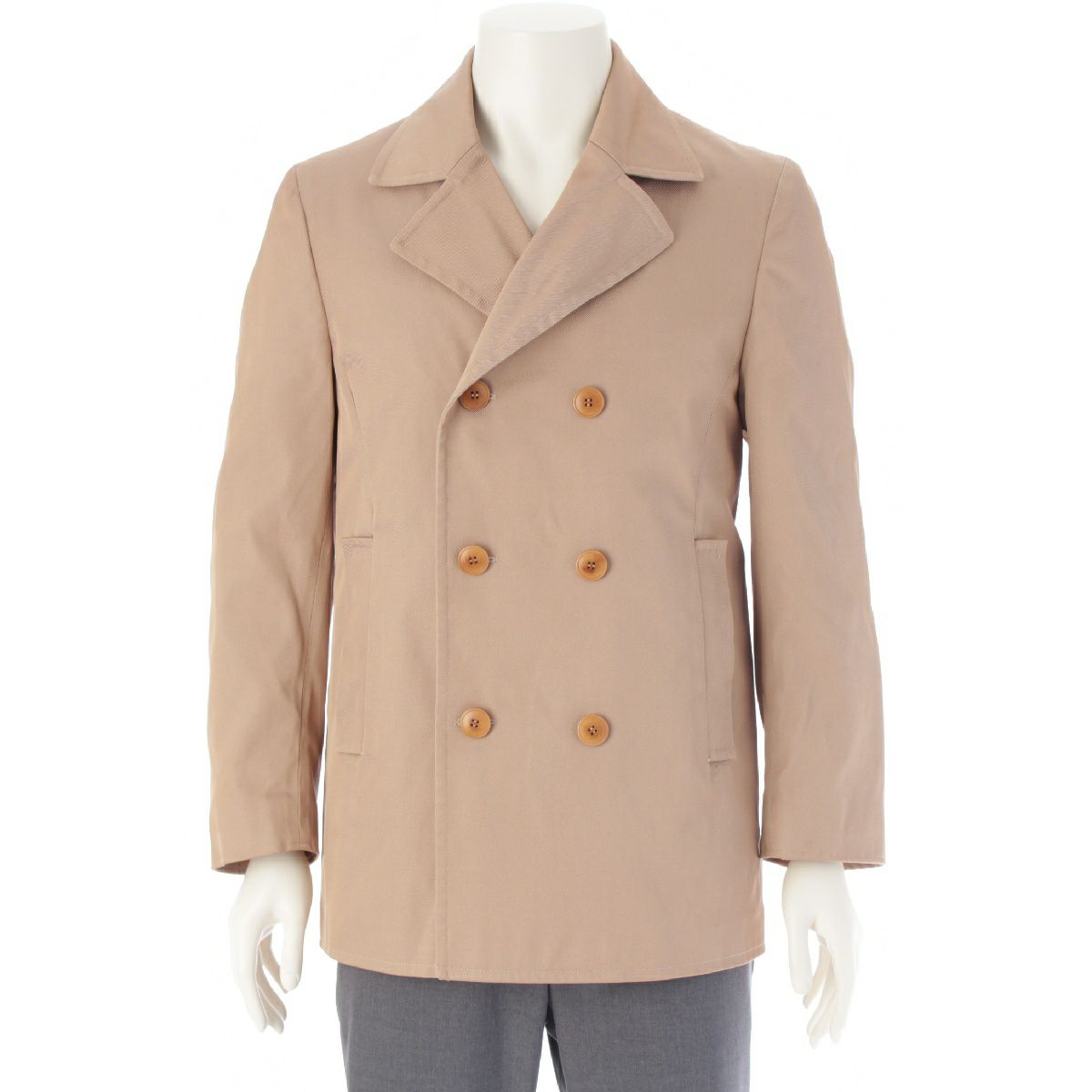 ミュウミュウ アーカイブ ダブルブレスト Pコート アウター ベージュ