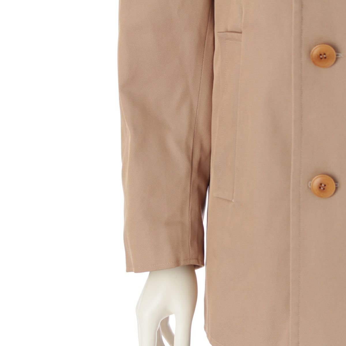 ミュウミュウ アーカイブ ダブルブレスト Pコート アウター ベージュ