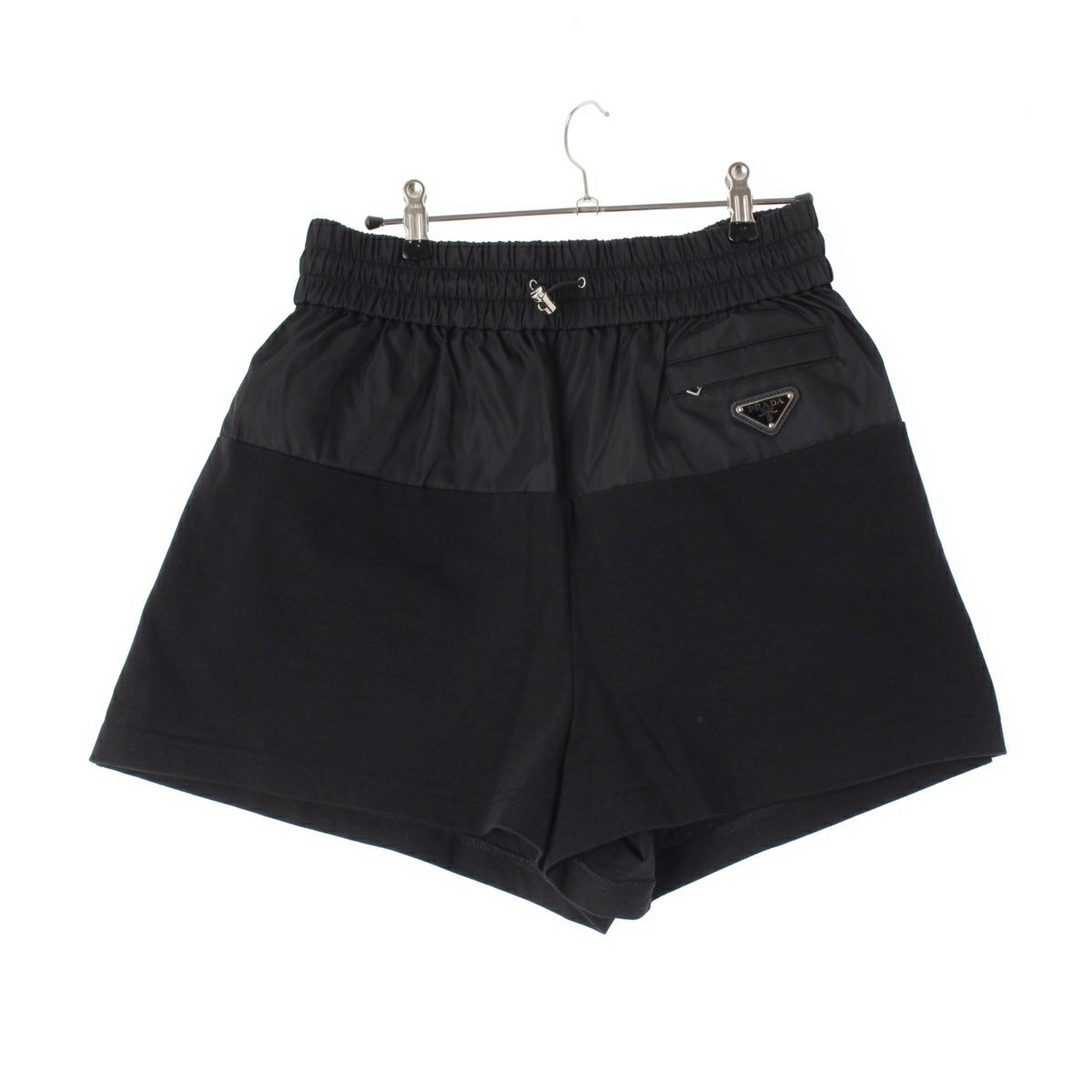 PRADA ハーフパンツ　リナイロン プラダ RE-NYLON リナイロン トライアングルロゴプレート コットン切替