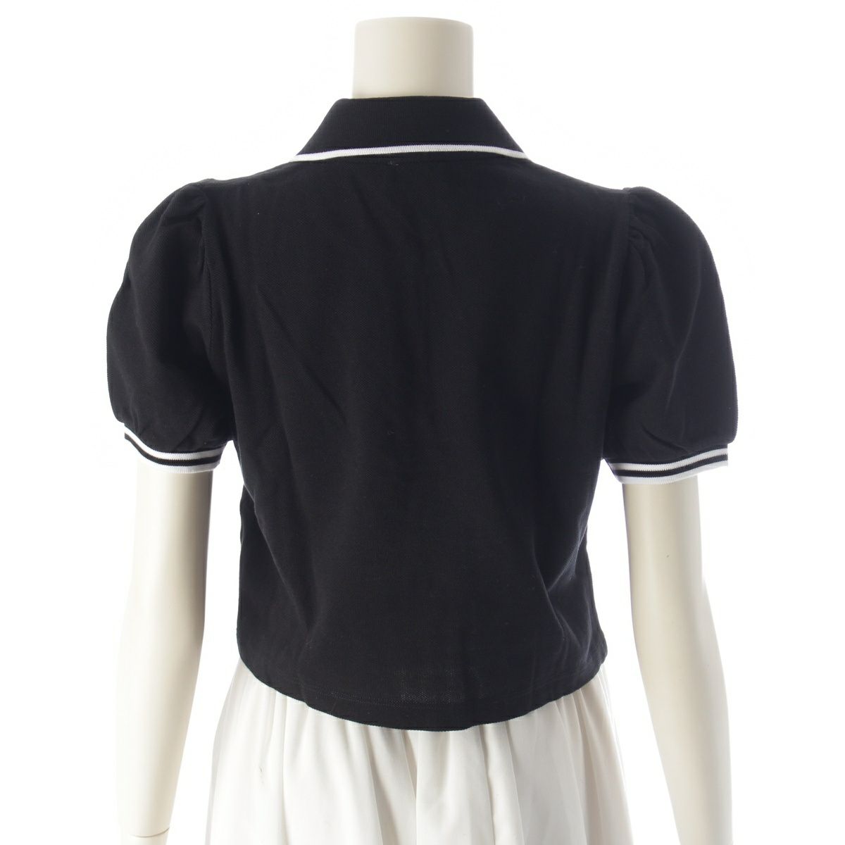 セリーヌ 23SS コットン トリオンフ刺 パフスリーブ 金ボタン