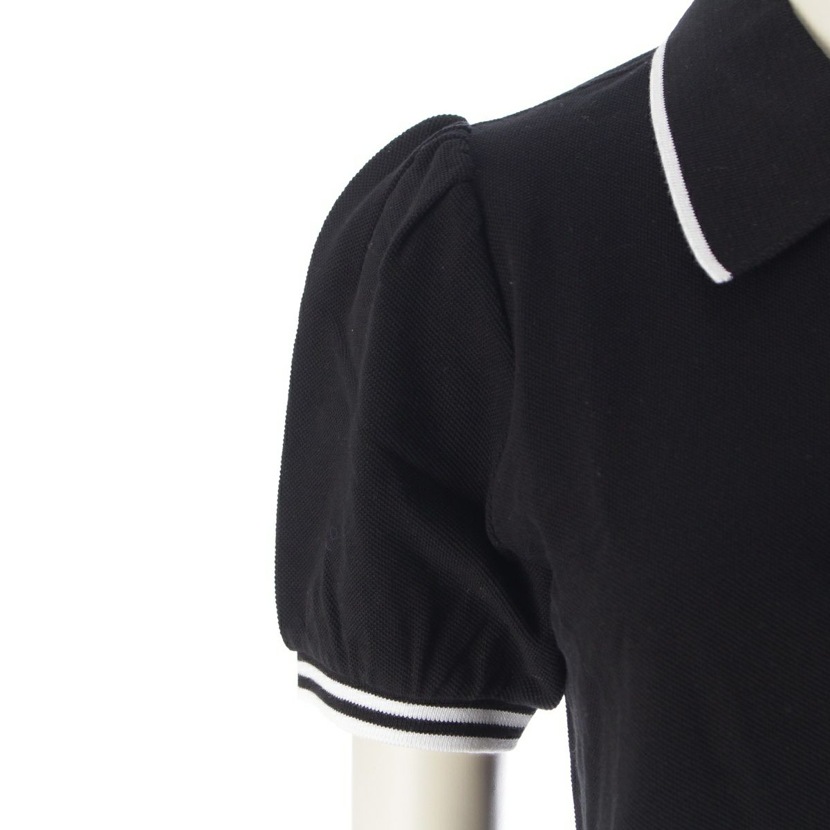 セリーヌ 23SS コットン トリオンフ刺 パフスリーブ 金ボタン