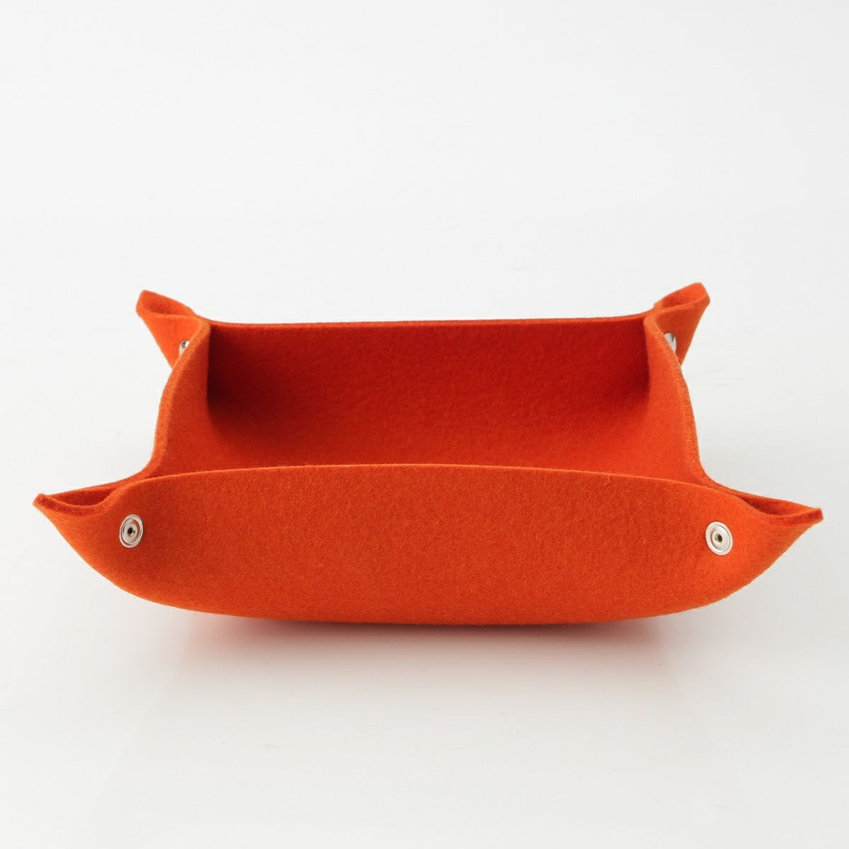 エルメス フェルト ヴィドポッシュ 小物入れ 雑貨 オレンジ | 中古通販
