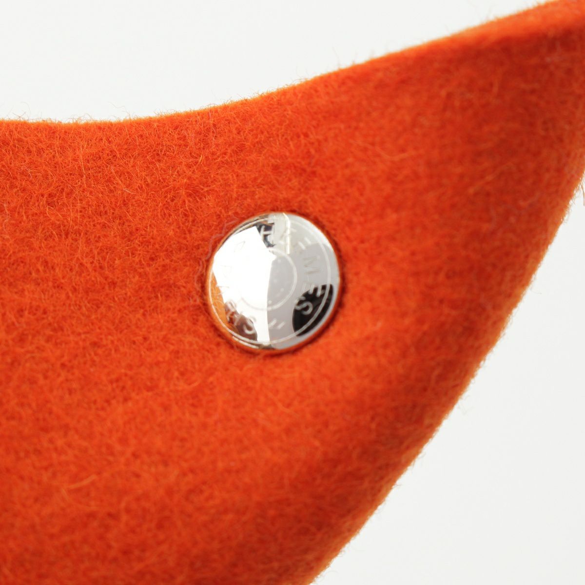 HERMESオレンジ フェルト　used エルメス フェルト ヴィドポッシュ 小物入れ 雑貨 オレンジ | 中古通販