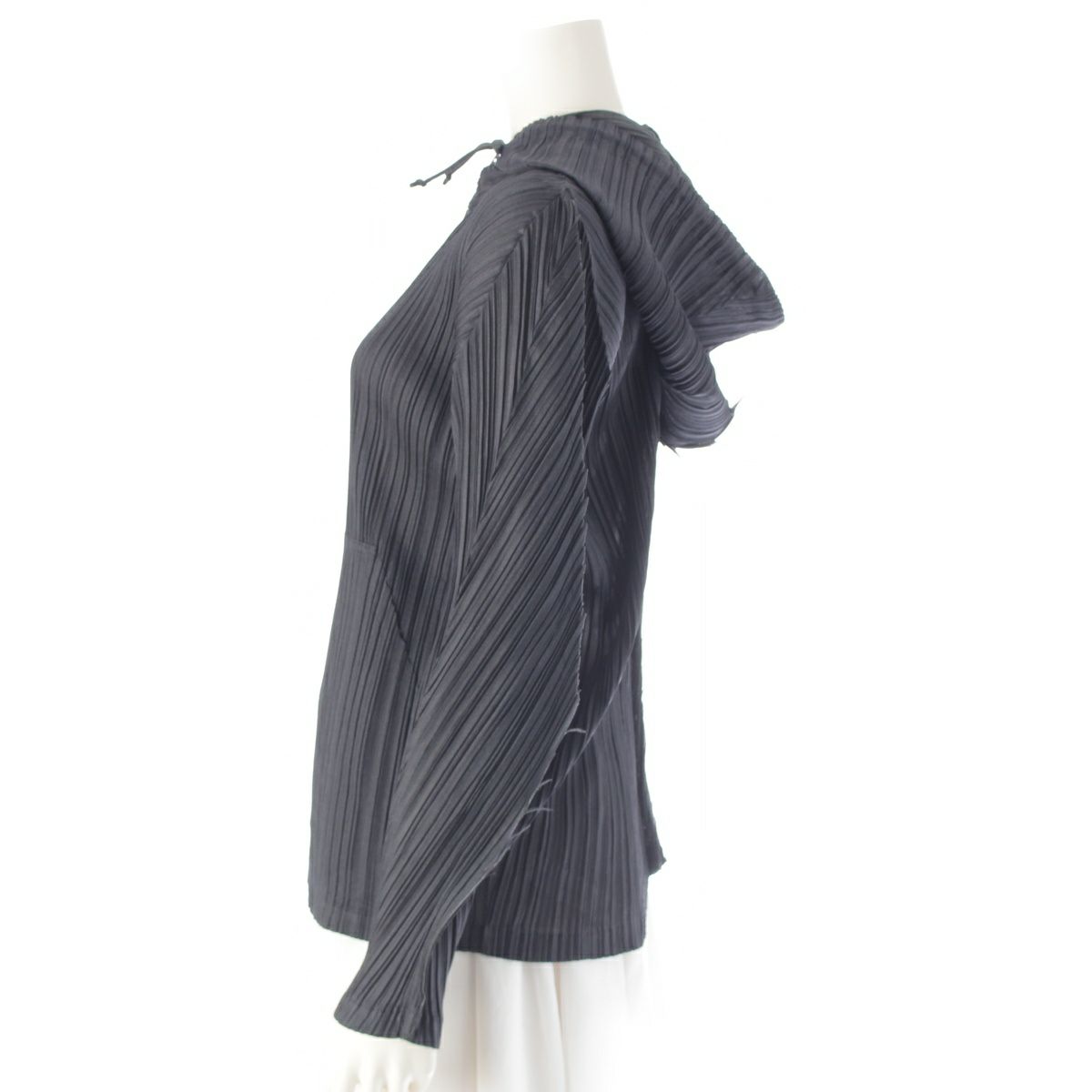 プリーツプリーズ イッセイミヤケ 02AW フーディー ジップアップ  