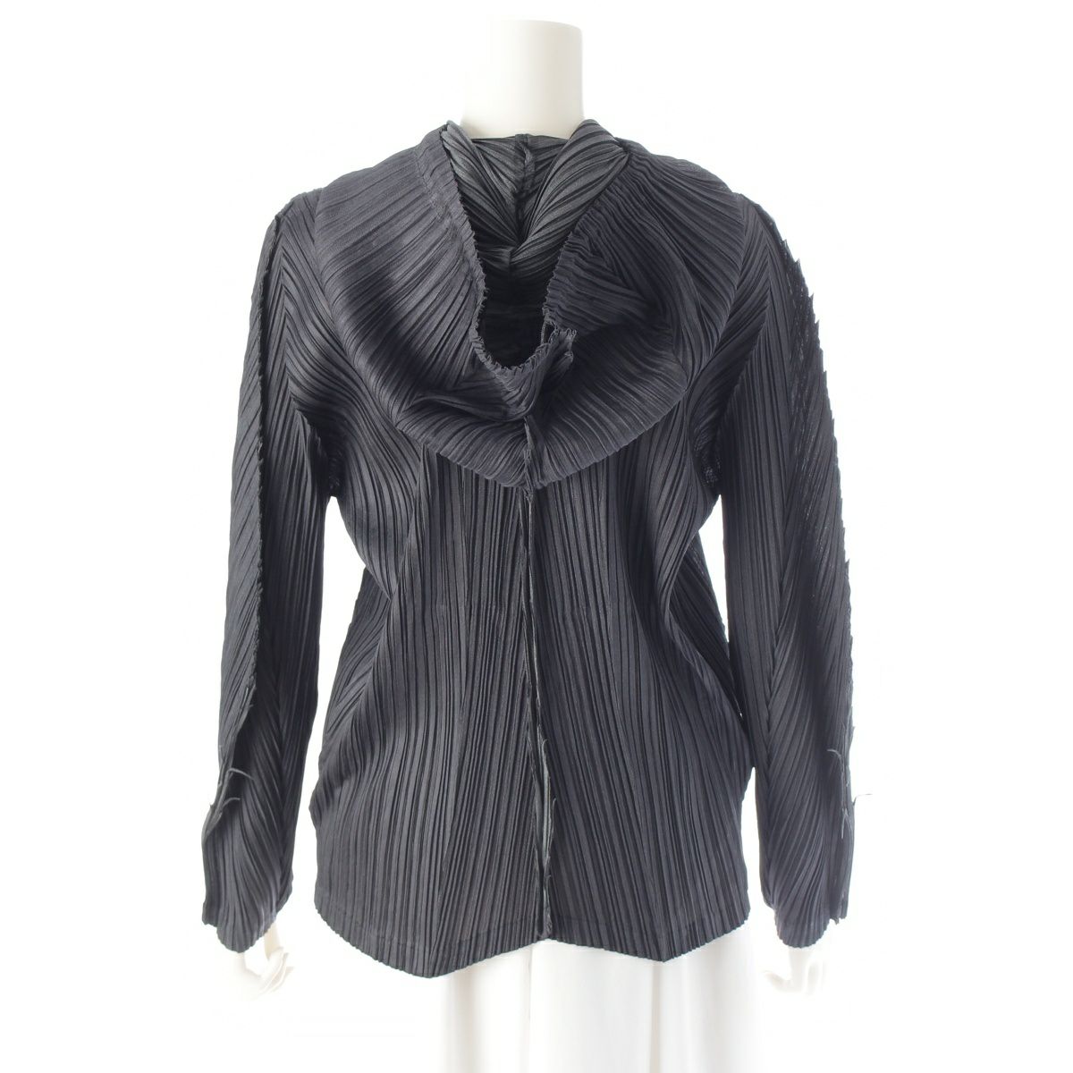 プリーツプリーズ イッセイミヤケ 02AW フーディー ジップアップ  