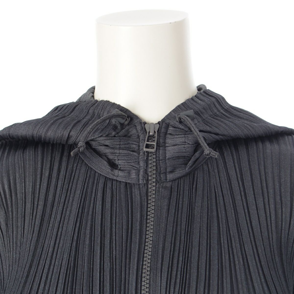 プリーツプリーズ イッセイミヤケ 02AW フーディー ジップアップ  