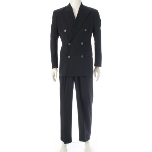 ジャンポールゴルチエ 90s ジャンポールゴルチエ クラシック ウール ダブルブレスト セットアップ スーツ ブラック 46