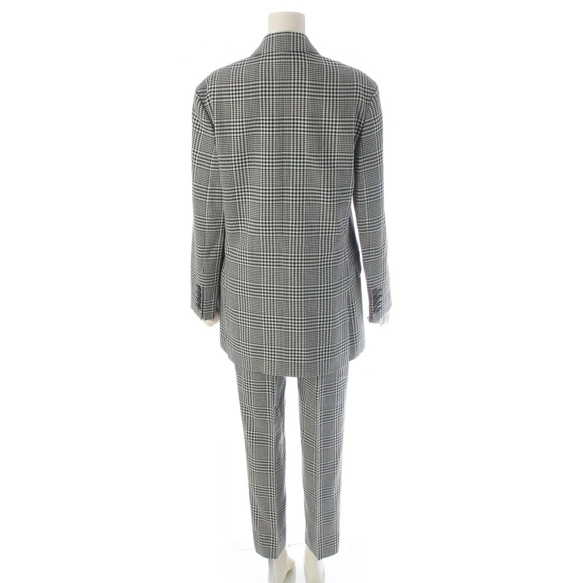 バーバリー ハウンドトゥース ウール ダブルブレストジャケット パンツ