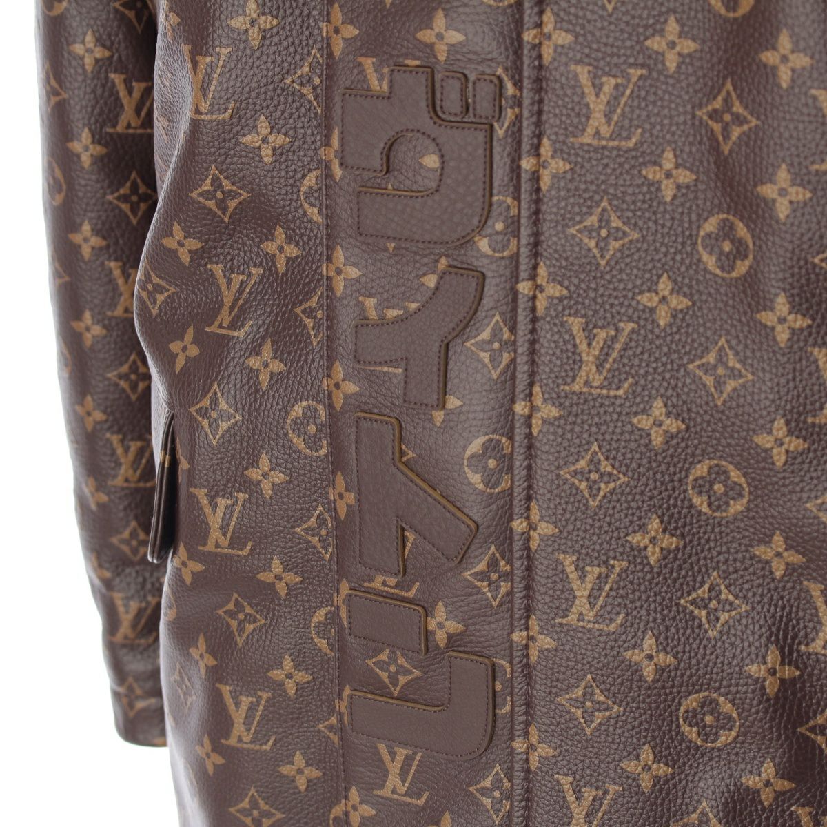 ルイヴィトン NIGO 2025 レザー モノグラム ファー フーデット レザー