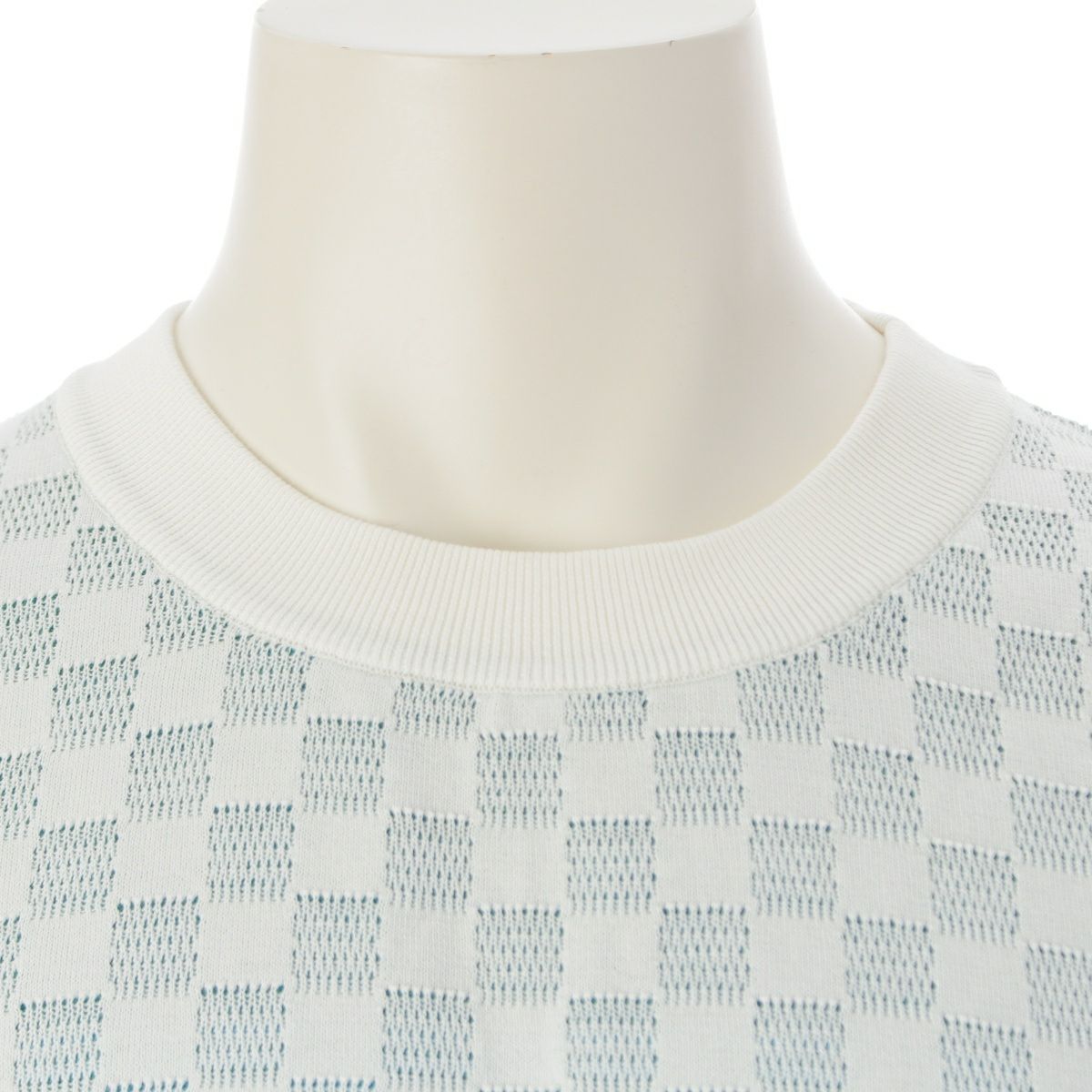 ルイヴィトン 2025 コットン ダミエ グラディエント ジャカード ニット