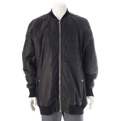 リックオウエンス 22SS レイヤード ピーターフライト ブルゾン ボンバージャケット アウター RR01B1717 ブラック 50