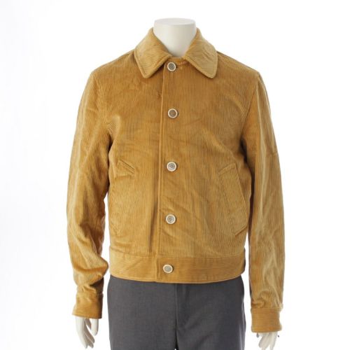 マルニ 20年 WRINKLE コットン コーデュロイ ブルゾン スポーツジャケット アウター JUMU0082U0 イエローベージュ 50