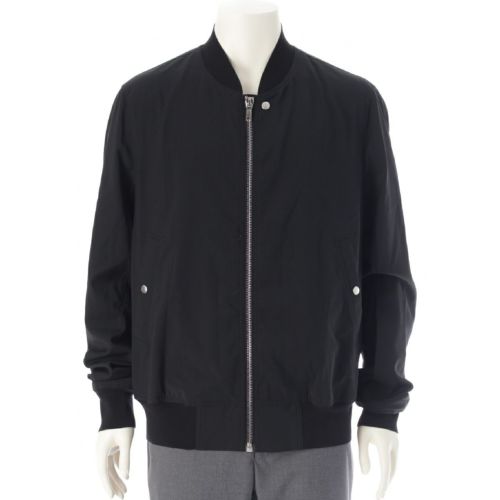 リックオウエンス 24SS ウール クラシックフライト ブルゾン ボンバージャケット アウター RU01D3782 ブラック 52