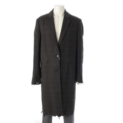 ジェイダブリューアンダーソン ウール グレンチェック 切りっぱなし チェスター コート アウター CO0270PG1376929 マルチカラー M