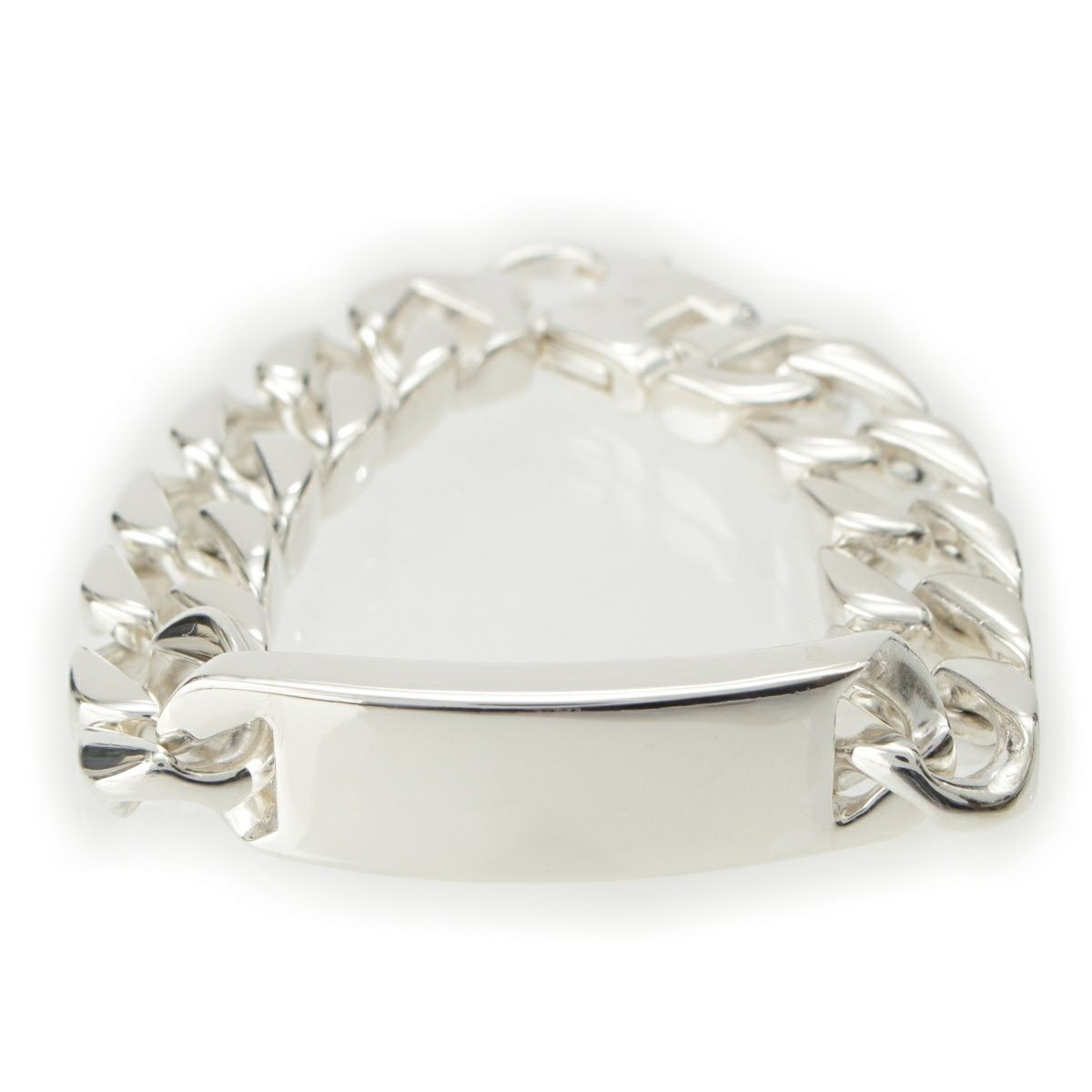 ティファニー ヴィンテージ IDブレスレット 喜平 ヘビーウエイト ブレスレット シルバー 126.7g