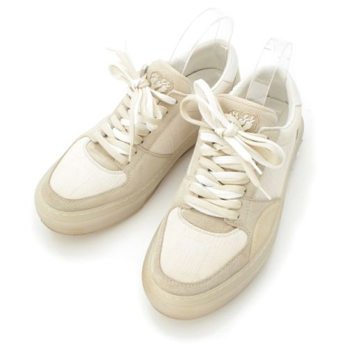 ルイヴィトン LVオリライン ダミエ デニム ローカット スニーカー シューズ ホワイト 7