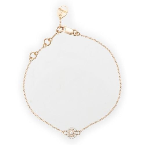 ダミアーニ マルゲリータ ホワイトゴールド フラワー ブレスレット 750(WG)ゴールド 2.4g