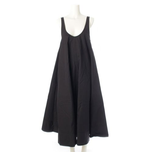 ブラミンク コットン ノースリーブ タンク ワンピース 7926-299-0413 ブラック 36