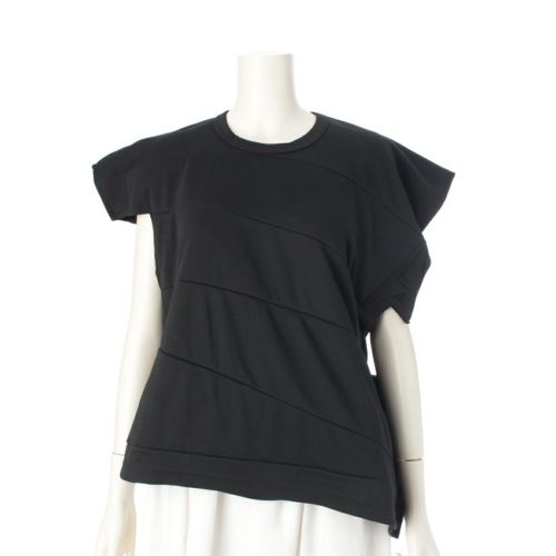 コムデギャルソン AD2023 23AW デザイン フレンチ スリーブ カットソー トップス GL-T001 ブラック M