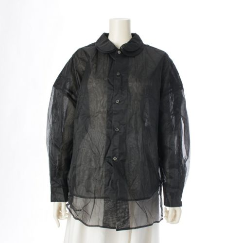 コムデギャルソン コムデギャルソン AD2024 コムコム チュール レイヤード ブラウス トップス RN-B014 ブラック M