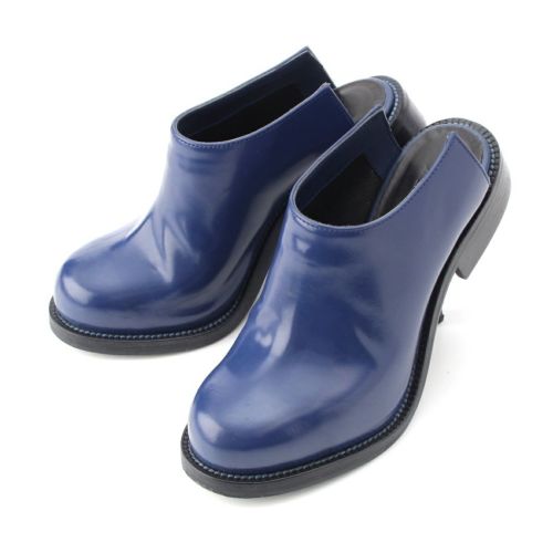 アクネストゥディオズ 変形 ヒール サボ パンプス ブルー 36