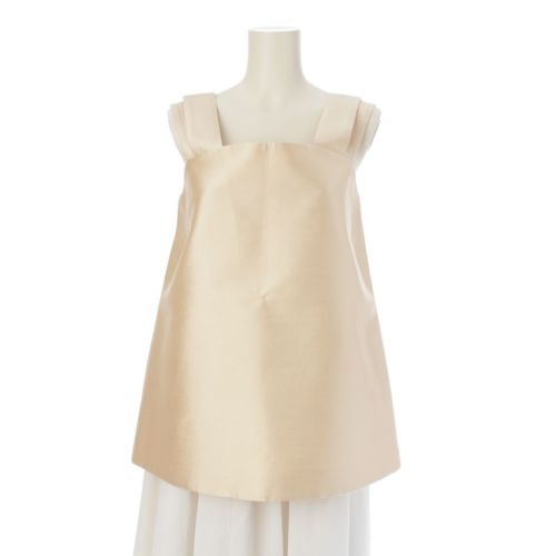 ドゥロワー ウール シルク ミカドキャミソール ブラウス トップス 6521-299-0973 アイボリー 36