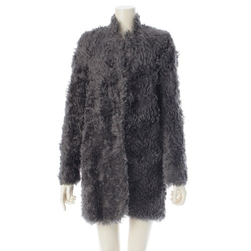 ステラマッカートニー ファー コート グレー 34