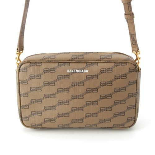 バレンシアガ BB モノグラム カメラBB モノグラム カメラ ショルダーバッグ 702723 ブラウン