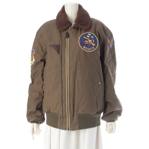 アヴィレックス B-15A 復刻 フライト ジャケット アウター カーキ XL