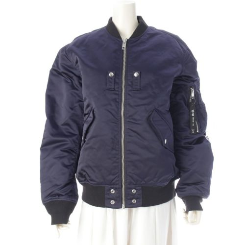 ディーゼル MA-1 ボンバー ジャケット ネイビー M