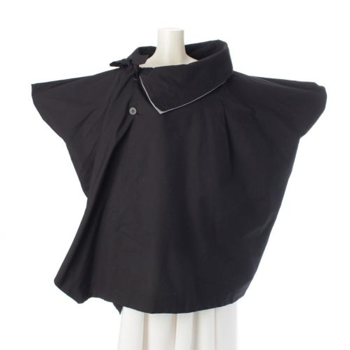 イッセイミヤケ 変形 リバーシブル ケープ ポンチョ IM94FG537 ブラック 2