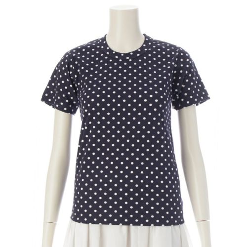 コムデギャルソン AD2005 ドット 半袖Ｔシャツ トップス GQ-T055 ネイビー SS