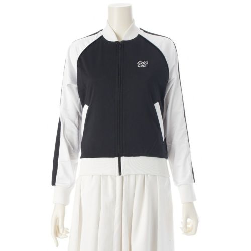 コムデギャルソン コムデギャルソン コムコム ロゴ トラックジャケット ジャージ AD2005 ブラック×ホワイト S