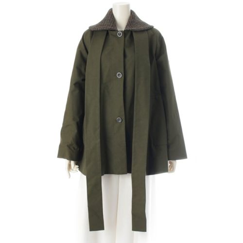 ロエベ ハウンドトゥースカラー ジャケット S540330X87 カーキ 34