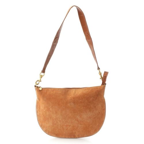 グッチ スウェード ヴィンテージ ホーボー ショルダーバッグ 001 115 1206 ブラウン