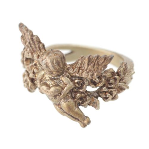 ジャンポールゴルチエ engel rose エンジェル ローズ 十字架 リング ネックレス セット 棺桶ケース ゴールド