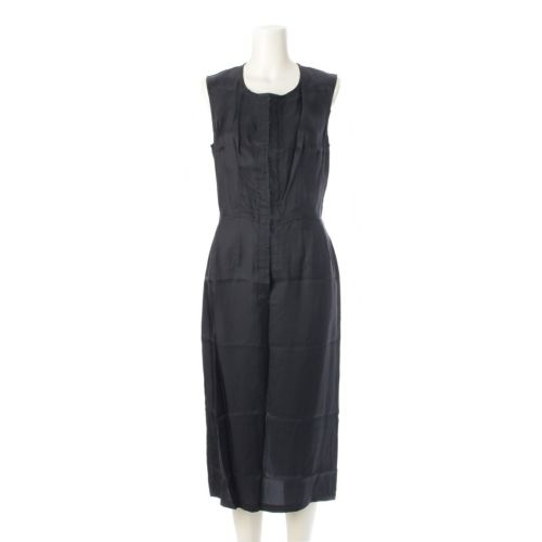 コムデギャルソン AD2001 02SS キュプラ ロング ノースリーブ ワンピース ドレス GE-O037 ブラック S