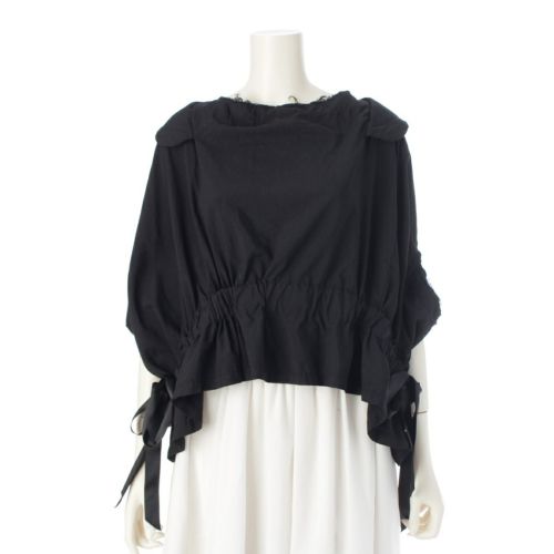 コムデギャルソン AD2017 断ち切り デザイン ブラウス トップス GA-B027 ブラック XS