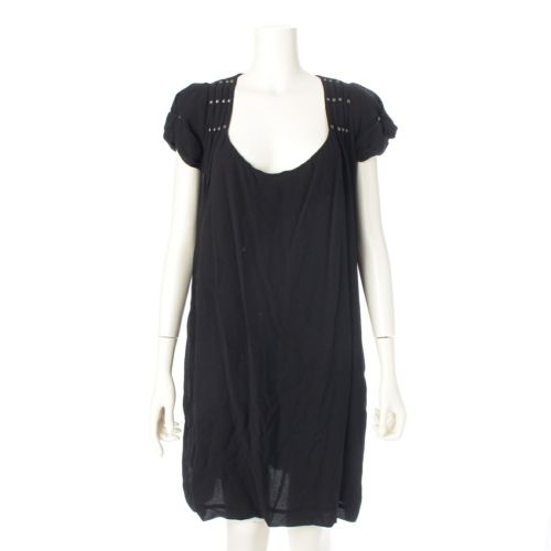 ボッテガヴェネタ シルク ワンピース ブラック 38