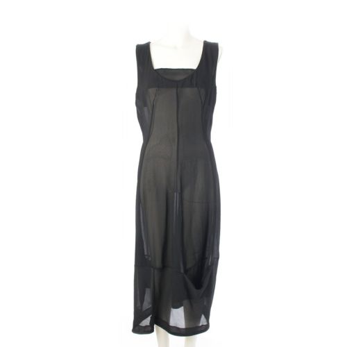 コムデギャルソン AD1992 裾変形 ノースリーブ ワンピース GO-11066S ブラック S