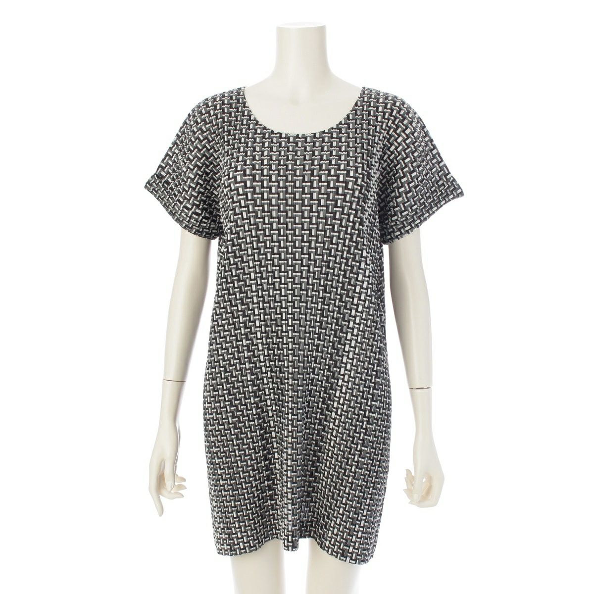 イッセイミヤケ プリーツプリーズ プリントフレンチスリーブ未使用 プリーツプリーズ イッセイミヤケ（PLEATS PLEASE ISSEY ） | ブランド