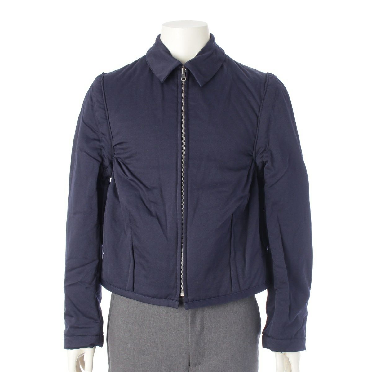 コムデギャルソンオムプリュス AD1998 98AW インサイドアウト期 アウトシーム ブルゾン ジャケット アウター PJ-040940 ネイビー M