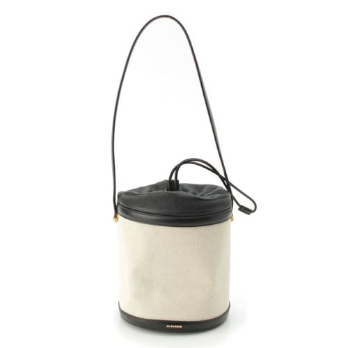 ジルサンダー タオス バケット スモール ショルダーバッグ JSPU857616-WUB83006N ホワイト ブラック